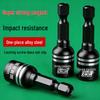 High-Strength Alloy Steel Magnetic Socket Bit Wrench with 6.35mm Hex Shank and Dovetail Nail