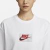 Nike Mac Attack Letter Print Crew Neck Casual Short Sleeve T-Shirt Women Tops White FN4176-100