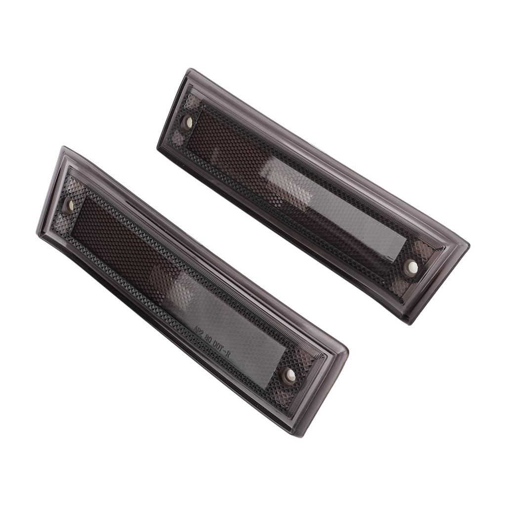 Car Front Bumper Side Marker Light Housing Cover Accessory Replacement for 1981‑1991