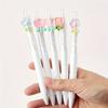 0.5mm Tulip Writing Pens Flower Ballpoint Pen Writing Smoothly Black Press Pen  Student