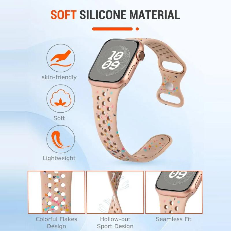 Pulseira de silicone para Apple Watch 49mm 44mm 45mm 42mm 41mm 42mm 38mm pulseira de relógio correa pulseira para iWatch 4 5 6 7 se 8 9 ultra