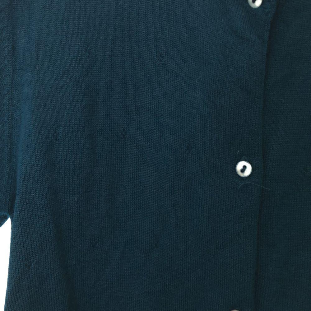 TOCCA 7 minutes sleeve knit cardigan M green Women Used