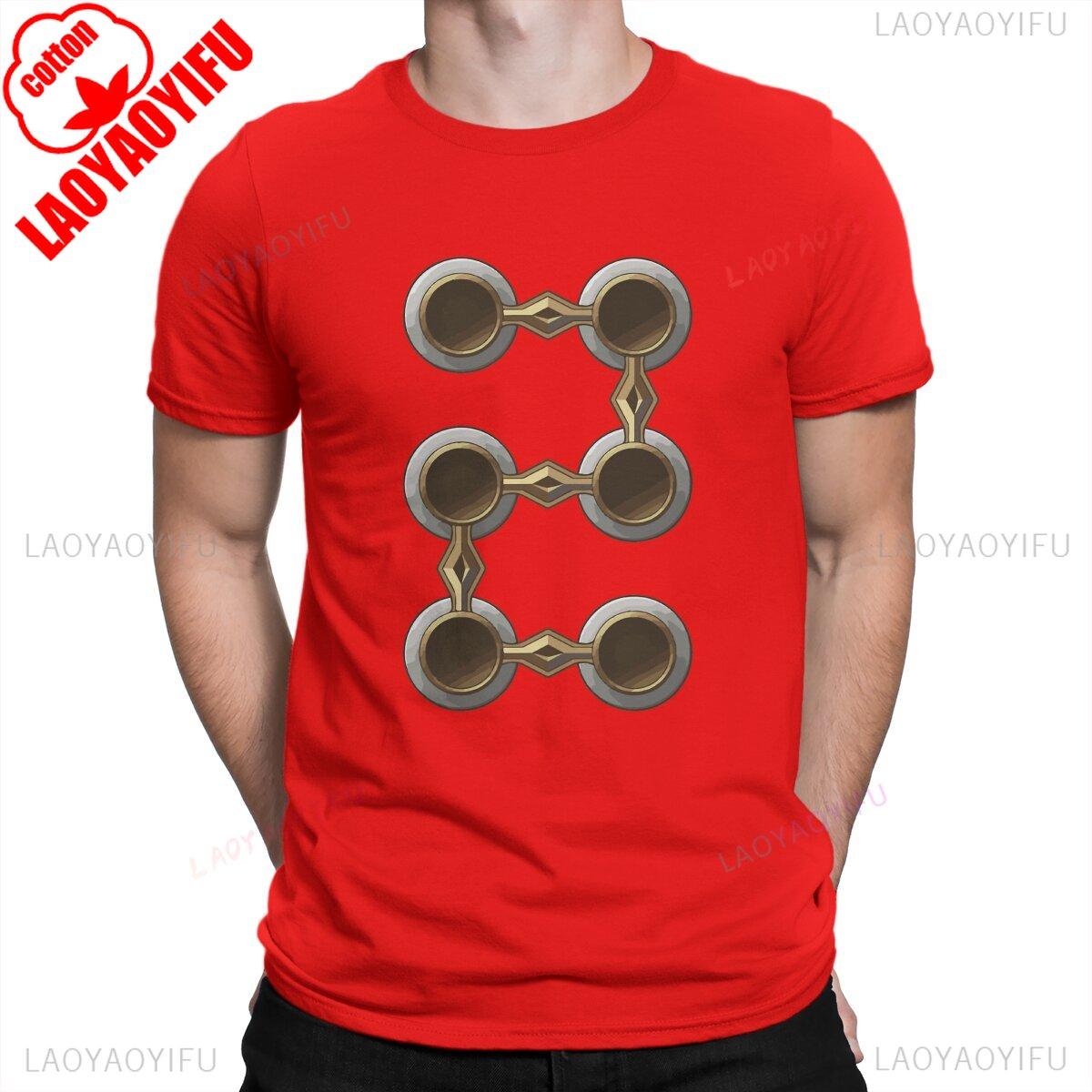 

Футболки Tabula Rasa для мужчин Хлопковые повседневные футболки Круглый вырез Футболка Path of Exile с коротким рукавом Одежда с принтом S