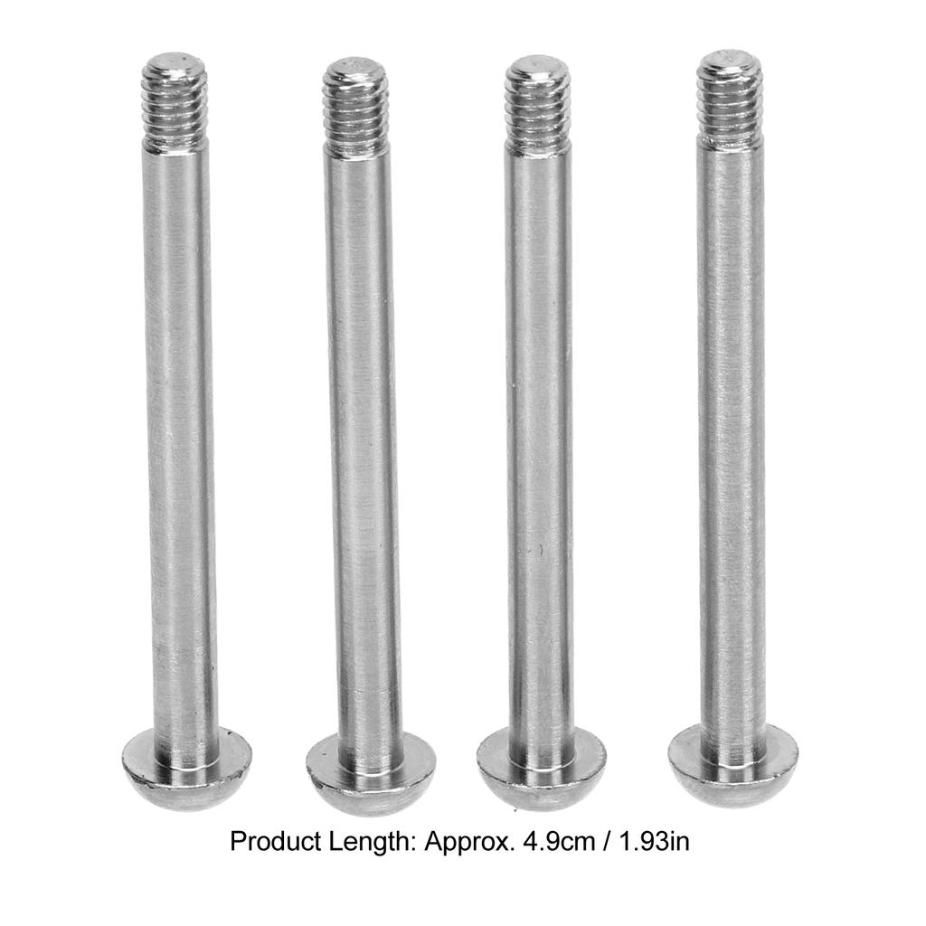 4Pcs Front Flower Shaft Pin Steel Swing Arm Shafts Parts for   1/7 1/8 RC Car