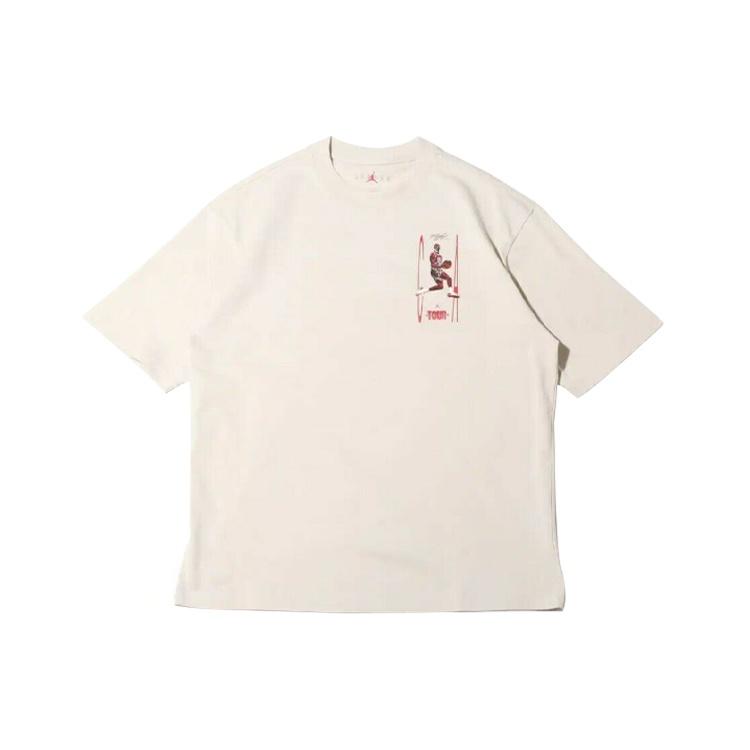 Air Jordan Flight Heritage 85 Pattern Printing Short Sleeve Men s DH8965-104 L