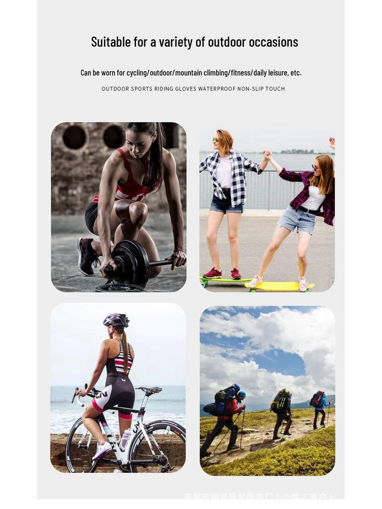 Women's Half Finger Anti-Slip Fitness Gloves for Training, Cycling, Yoga, and Jump Rope - Breathable and Anti-Callus Design.