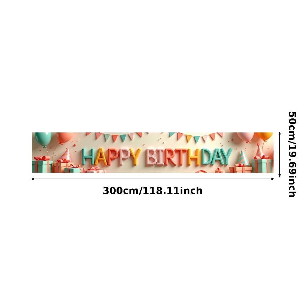 Decorative Theme Birthday Decoration Party Banner Event Banner for Indoor Decoration Event Party Birthday Party