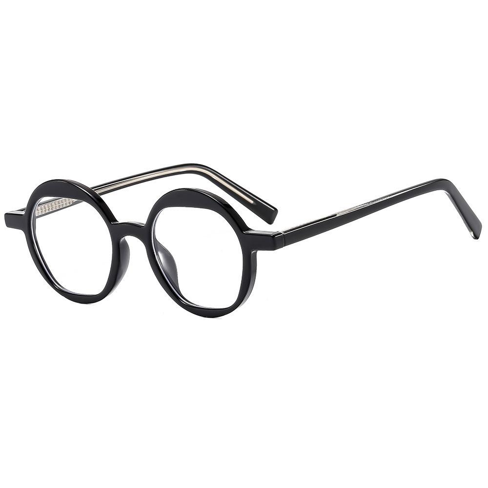 Tr90 Frame Ergonomic Round Sunglasses Uv400 Shades Lightweight Floral Eyewear For Parties Fishing Sun