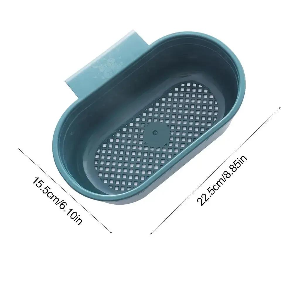 Kitchen Sink Drain Basket Kitchen Sink Food Catcher Garbage Can Vegetables Fruits Washing Multi-functional Hanging Drainer Rack