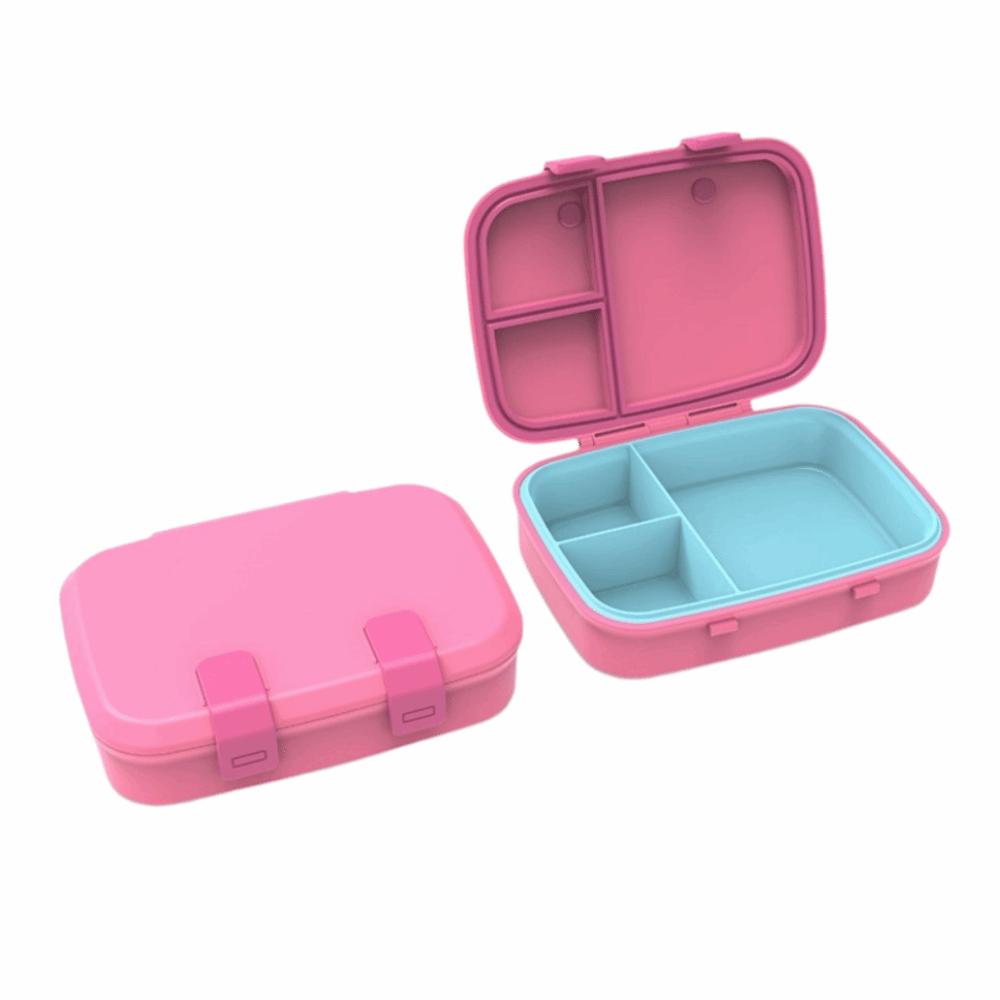 

Durable Sealed Portable Lunch Box 3 Grids Reusable Food Storage Crisper Detachable 800ML Snack Food Box Travel