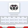 Yituo Rubberized Iron Barbell Set with Large Grip Plates