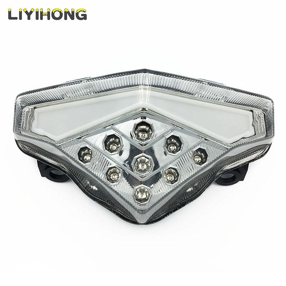

Brake steering signal integrated Led light rear tail light for Kawasaki Er6N Er6F Ninja 650 Ex650 2012 2013 2014 2015 2016 чистий