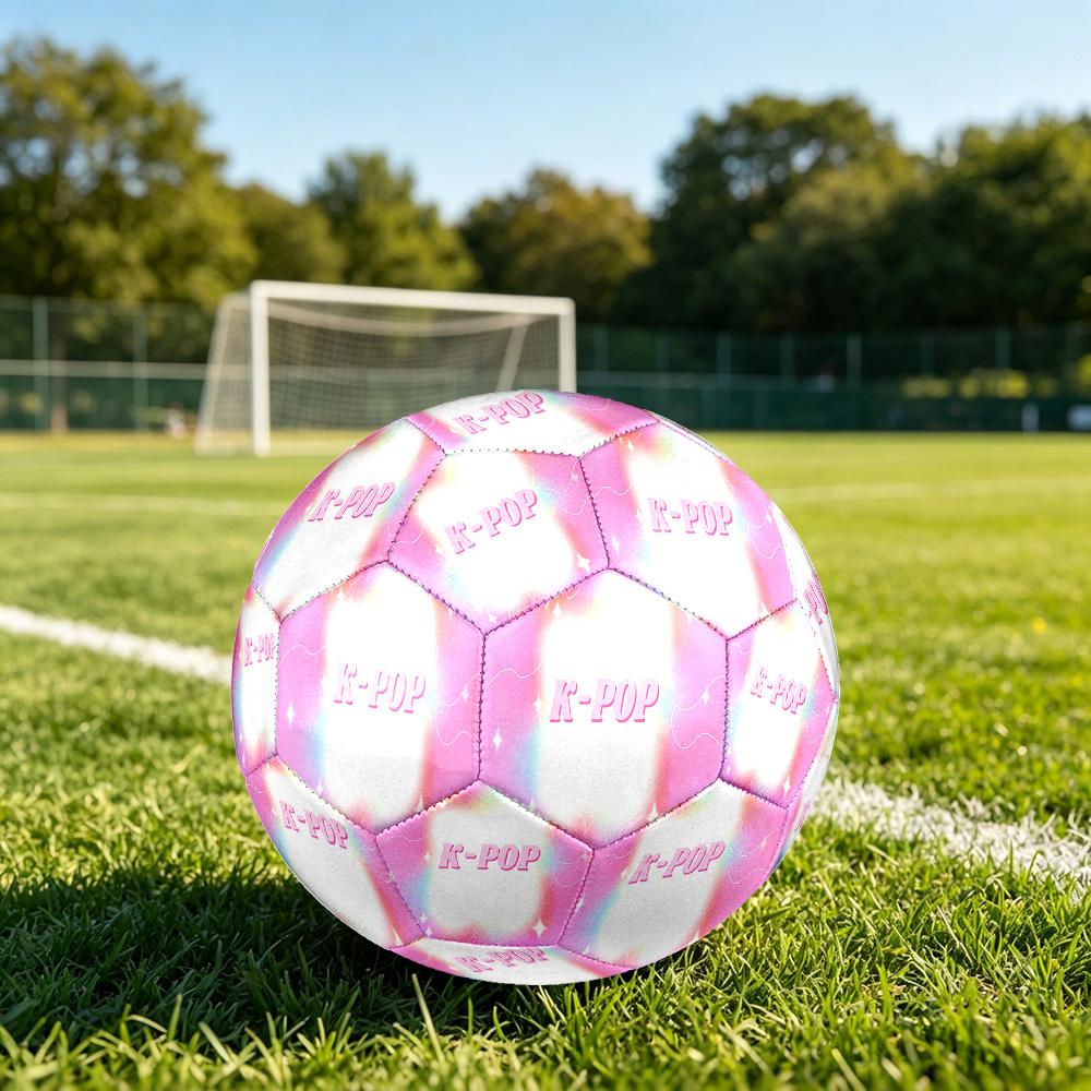 1pc Kpop Dreams Size 5 Soccer Ball Professional Match Training Football Indoor &Outdoor Sports Ball Lightweight Durable C6549
