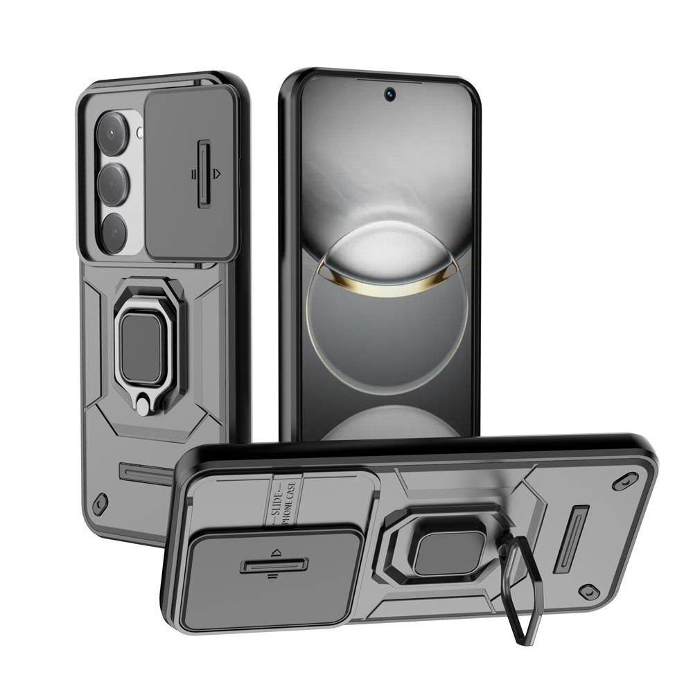 Pro Xiaomi Redmi 15 5G 169mm Pouzdro Magnetický Držák Prstenu Pancéřové Pouzdro na Telefon pro Redmy 15 Redmi15 5G Posuvný Kryt Kamery Ochrana Zadního Krytu