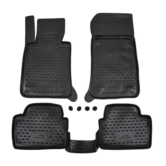 J&;J AUTOMOBILE | Tapis De Sol En Caoutchouc 3D Exclusif Pour Bmw 1 Série E87 / E81 3/5P. Berlina 2004-2011