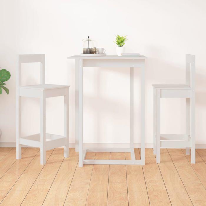 VidaXL 2x Bar Chairs Bar Stools Kitchen Chairs Dining Room Bistro Furniture Home Interior White 822143