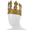 King Crown Headwear for Weddings and Masquerades Adjustable Cownpiece Antique Tiaras for Stage Performances