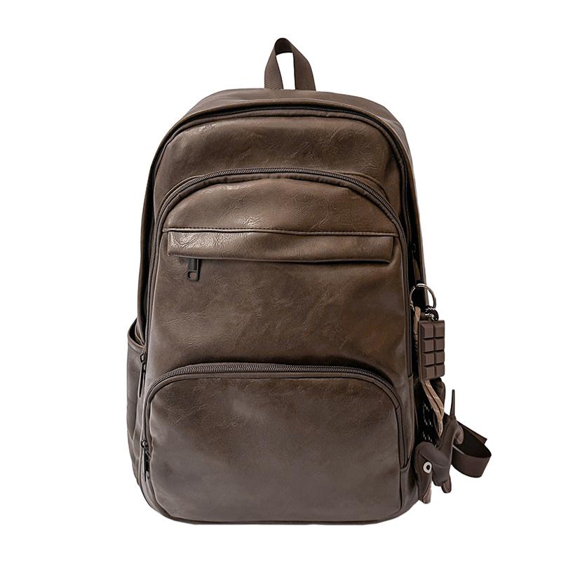 Student PU Schoolbag Large Capacity Backpack