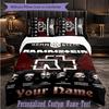 Personalized 3Pcs Bedding SetRammstein Custom Text Duvet Cover Pillowcase Set Bedroom Gift