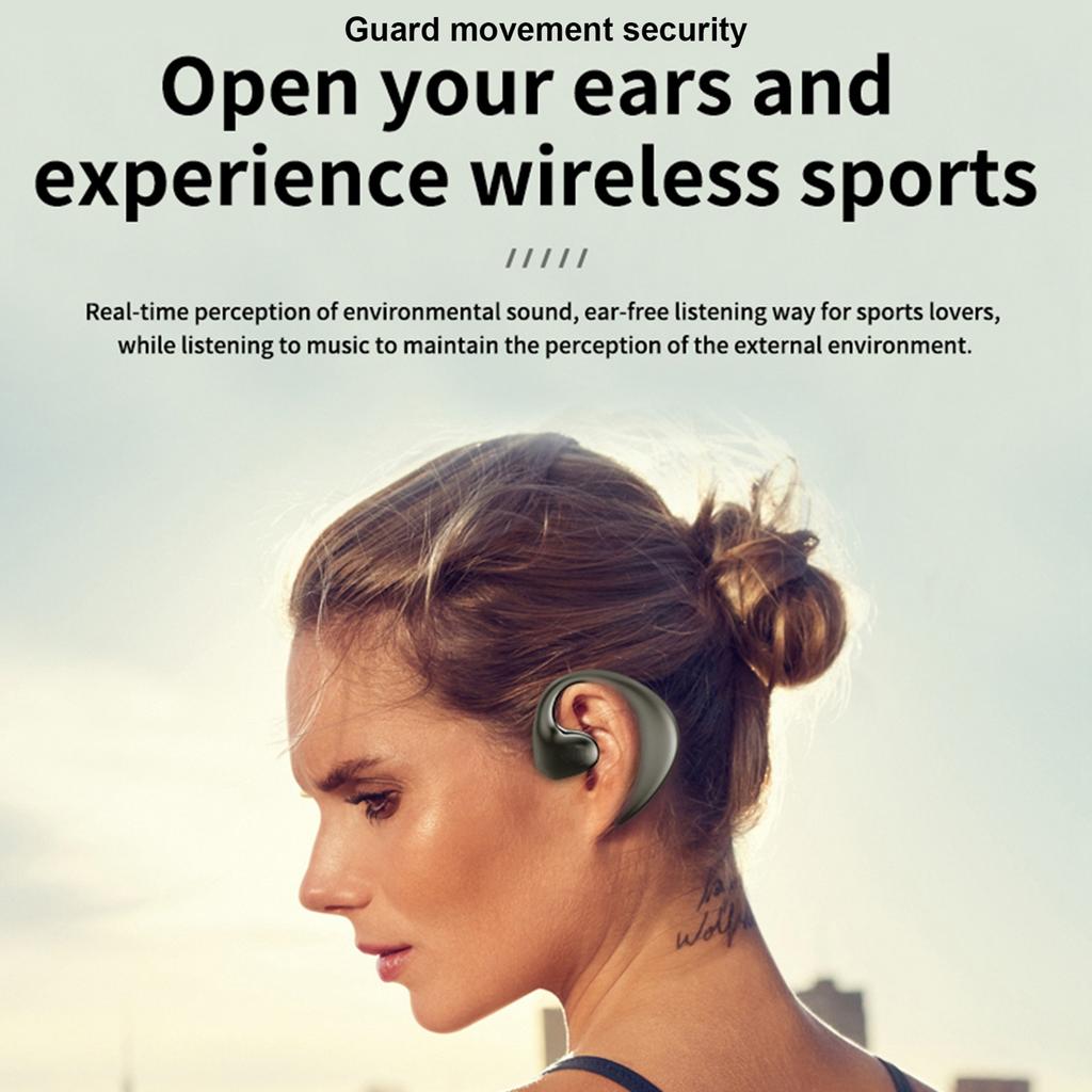 Bone Conduction BT Headset Wireless Gaming Sports Running Headset Earbuds