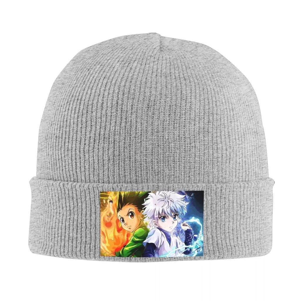 Anime Hunter X Hunter Warm Knitted Cap Winter Knit Bonnet Hat Skullies Beanies Hip Hop Caps for Unisex