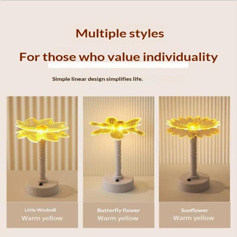 Minimalist Design Acrylic Butterfly Led Table Lamp Soft Ambient Lighting Luxury Style Led Desk Lamp Modern Design Eye Protection