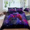 Gamer Bedding Sets for Boys Gaming Duvet Cover Set Video Games Comforter Cover Play Designs Bed Set with Pillowcase