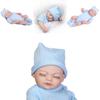 Full 10" Lifelike Body Soft Vinyl Silicone Dolls Real Newborn Baby Handmade Girl