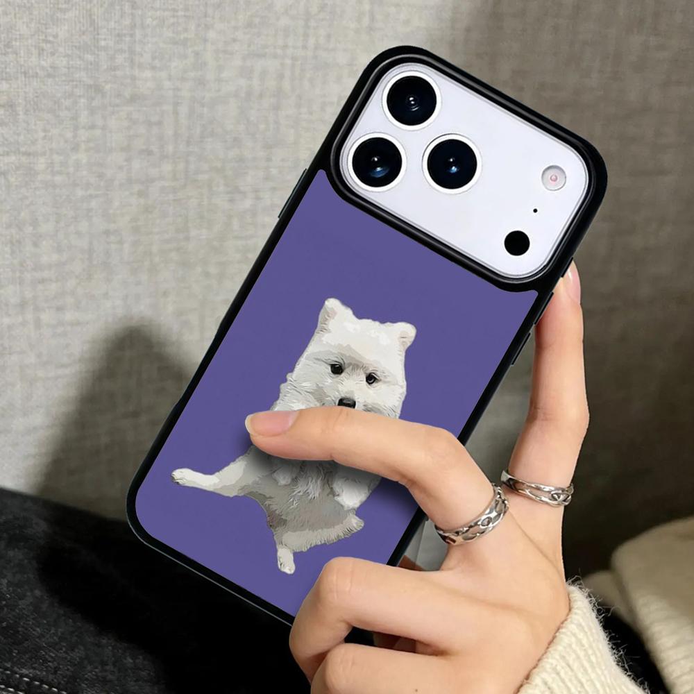 Capa Case for iPhone 17 Air 16 Pro Max 15 Plus 11 13 Mini 14 12 Back Phone Cover Japanese Spitz Dog