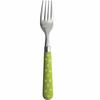 Nagao Tsubame-Sanjo Color Dot Lunch Spoon/Fork, Green, Made In Japan