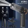 Car Vacuum Cleaner Air Duster LED Indicator Handheld Vaccum Cleaners 4 In 1 Strong Blowing/Suction Wireless Quick Inflation