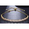 Emmaya Fashion Jewelry Rose Gold Rectangle Zirconia Necklace/Torques For Women Party Gift