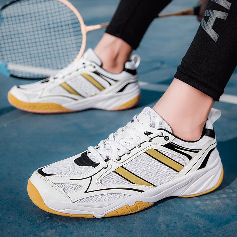 2021 new large size genuine badminton shoes fluorescent breathable training match tennis table tennis shoes sports shoes
