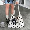Fashion Polka Dot Crossbody Bag Convenient Lace-up Shoulder Bag  Daily Use