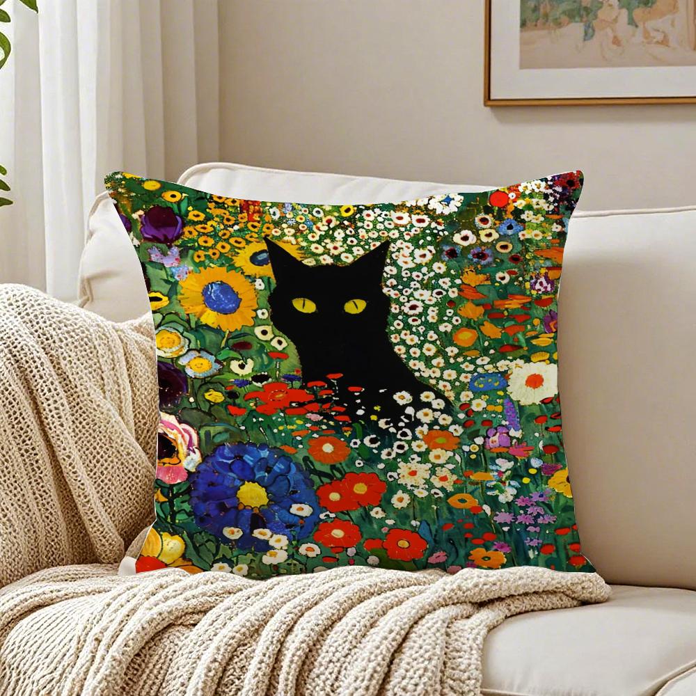 Nouveau Austrian Art GGustav Klimt Cushion Cover Pillowcase Antidustmite living Room Sofa Decor Cushion Room