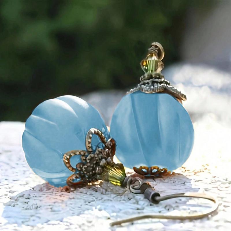 1 Paar Vintage Kürbis Anhänger Ohrringe, Vielseitig & Stilvoll für den täglichen Gebrauch