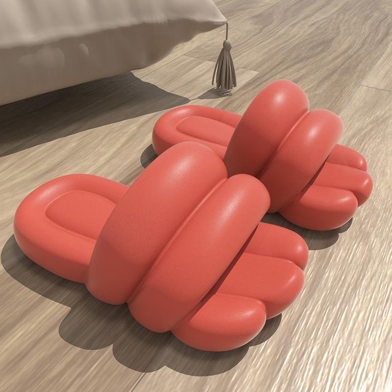 

Большие ноги толстая подошва крутые тапочки женские супермягкие домашние комнатные нескользящие и дезодорирующие парные тапочки выйти наступить на говно ощущение мужские летние 44-45