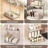 MUYA 2-Tier Modern Carbon Steel Countertop Spice Rack