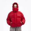 Zimní Streetwear v Y2K stylu Unisex Puffer bunda s kapucí Pruhovaná Volný střih Pro teenagery