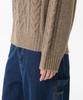 MUSINSA STANDARD WOMAN Women'S Soft Aran Cable Knit [Heather Beige]