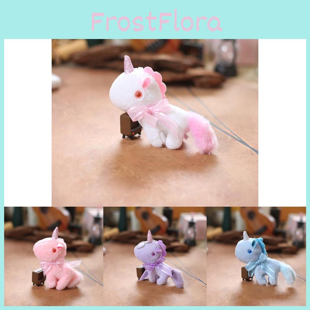 Adorable Unicorn Plush Keychain Cute Mini Pony Bag Charm Stuffed Animal Toy
