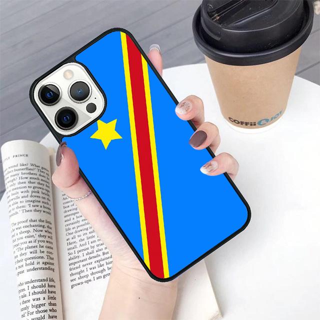 Congo Flag phone Case Cover For iPhone 17 Air 16 15 14 Plus For apple 16 11 12 13 Pro Max coque