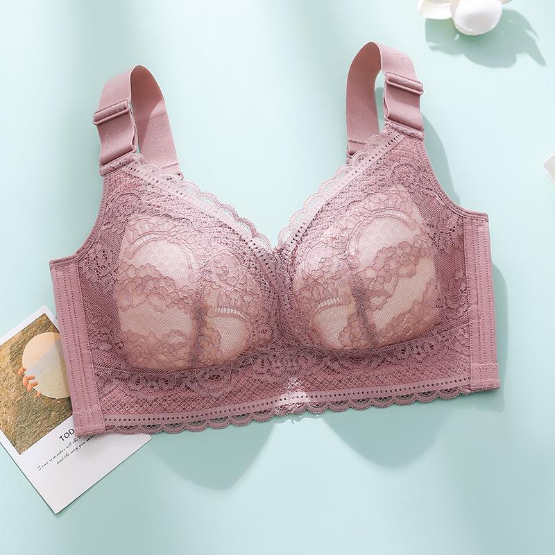 

Тонкое нижнее белье для женщин без стальных ободков, удобный бюстгальтер для сбора молока и аксессуаров 50/115E фиолетовый