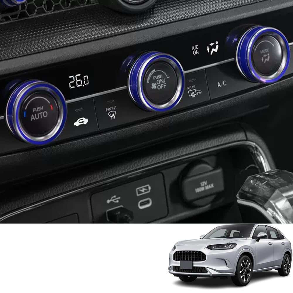 

Bmolpt Крышка регулятора кондиционера Совместима с Honda New ZR-V/ZRV RZ3 RZ4 RZ5 RZ6 синий