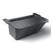 Rear Seat Storage Box for Tesla Cybertruck 2025 Rear Floor Storage Box Organizer with Cover Storage Trash Can Car Accessories