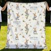 Blanket R-RabbitS Throw Super Cosy Plush Living P-PeterS Room Sofa Couch Childish Birthday Gifts