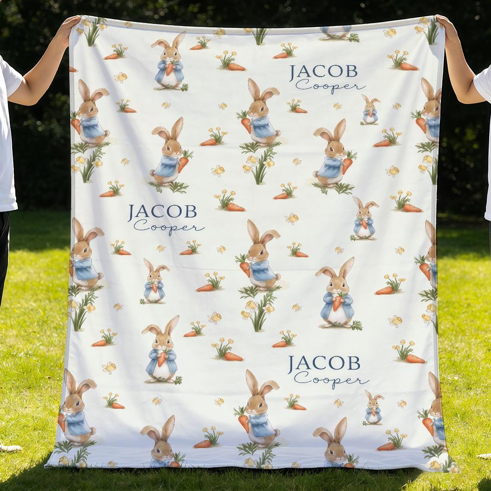 Blanket R-RabbitS Throw Super Cosy Plush Living P-PeterS Room Sofa Couch Childish Birthday Gifts