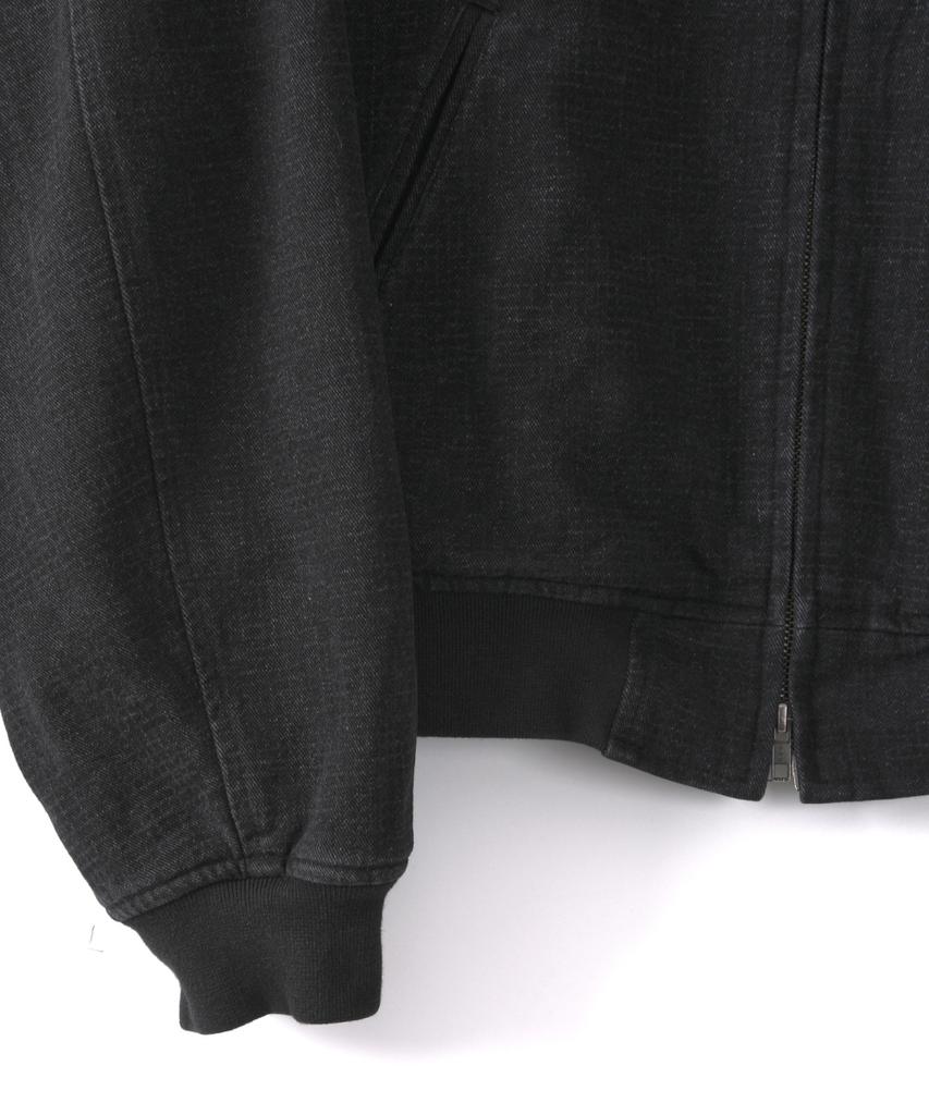 Asp Washed Denim Blouson - Black