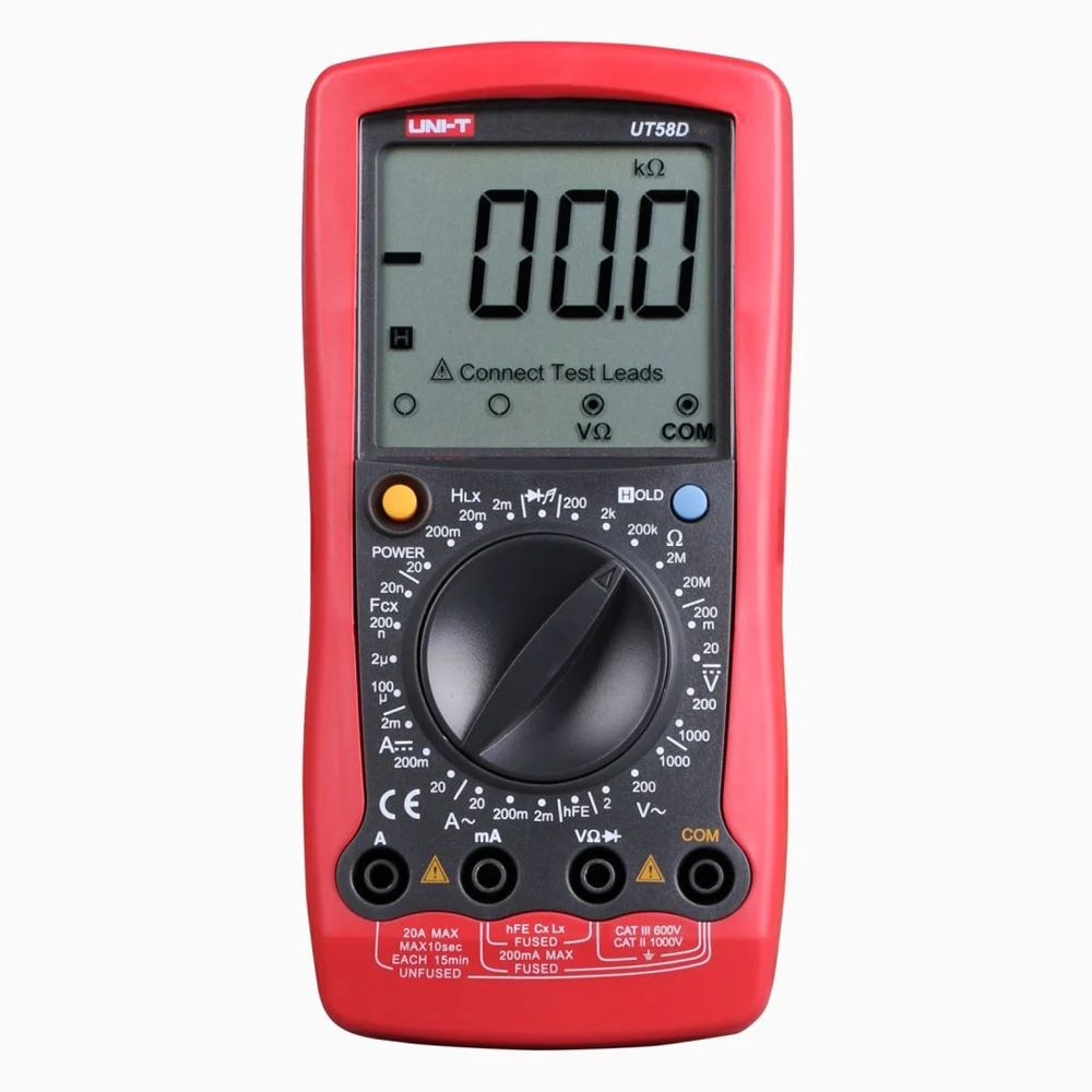 UNI-T UT58A UT58B UT58C UT58D UT58E Professional Digital Multimeter High Accuracy Multi Function Electrical Measuring Tool
