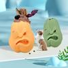 Durable Silicone Pet Food Toy Pumpkin Pirate Design For Dogs And Cats Anti-bite